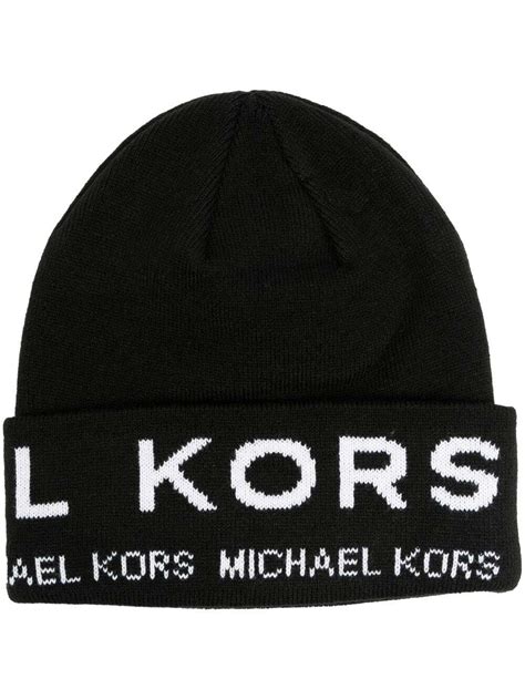 michael kors beanie with pom pom|Michael Kors intarsia beanie.